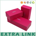 Extra Link Factory Price Wholesale Custom Foil Stamping Logo Red Paperboard Perfume Packaging Containers